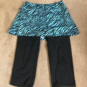 Skirt Sports Lotta Breeze Capris in Safari print